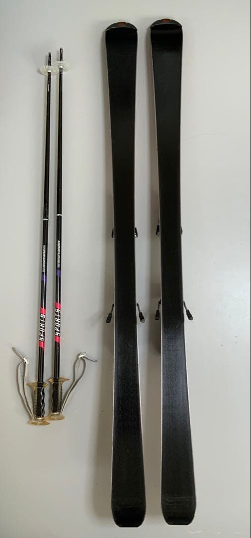 カービングスキー 4点セット　HEAD 板156cm／靴27.5cm