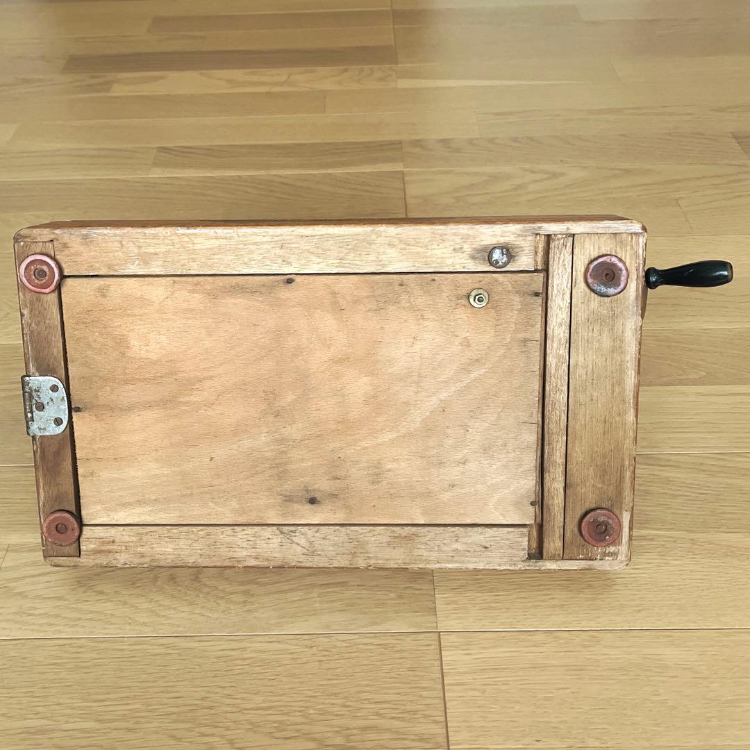 古道具　アンティーク　手回しミシン　LEAD インテリア