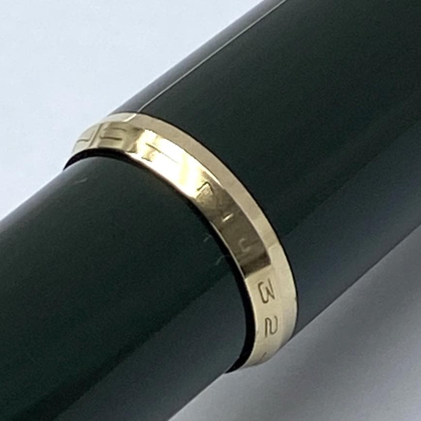ビンテージ MONTBLANC No32 14K 万年筆 グリーン 極美
