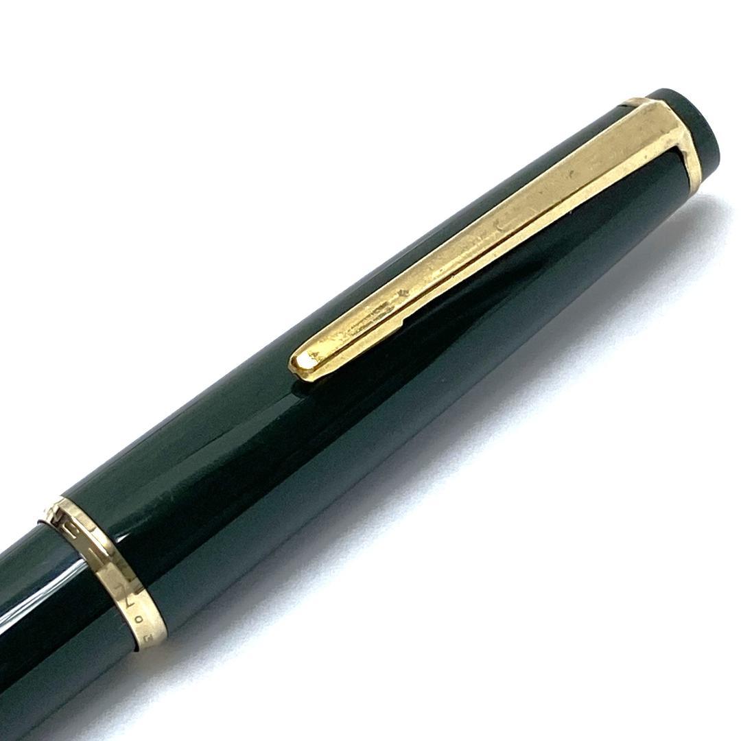 ビンテージ MONTBLANC No32 14K 万年筆 グリーン 極美