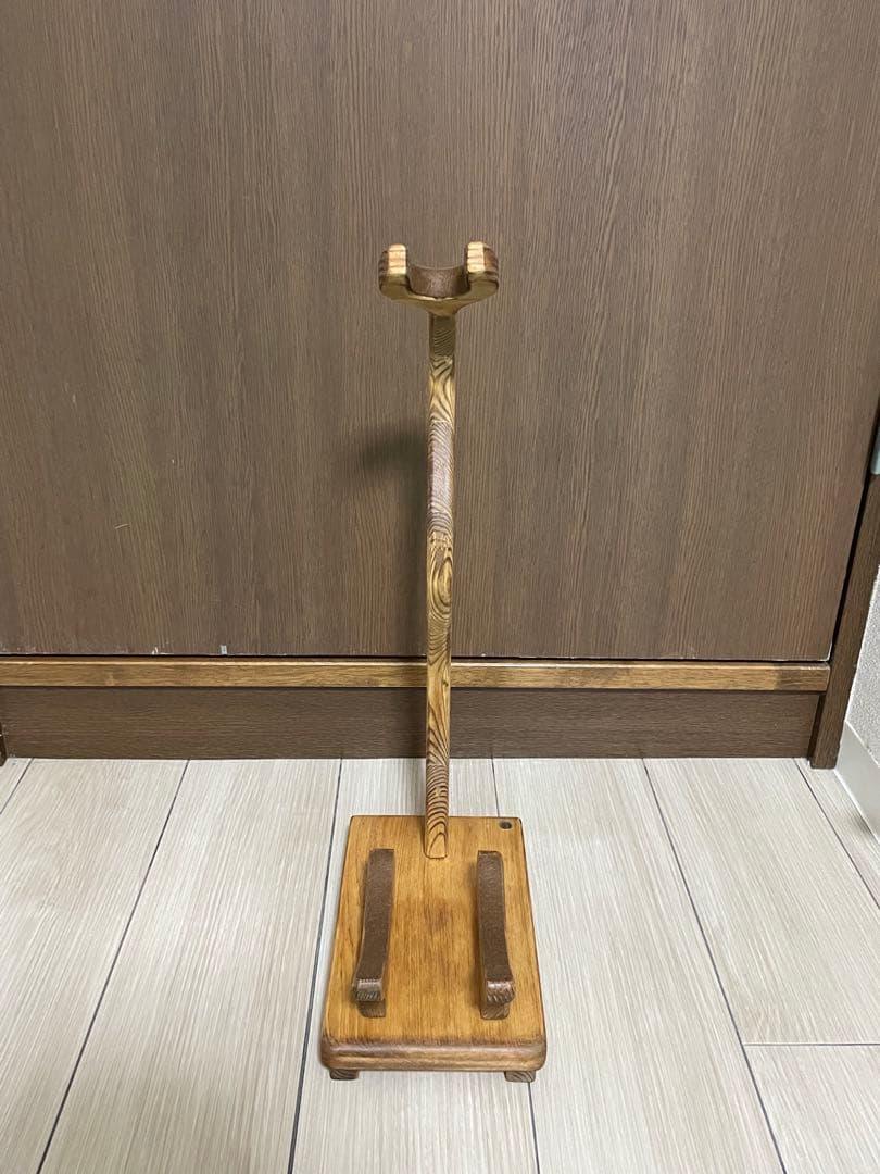 【新品・未使用】高級バイオリンスタンド／木製