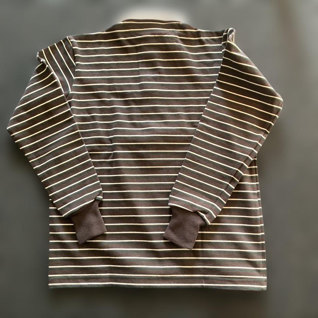 D*i様 BARBARIAN 未使用品　茶　ストライプ ラガーシャツ　カナダ製
