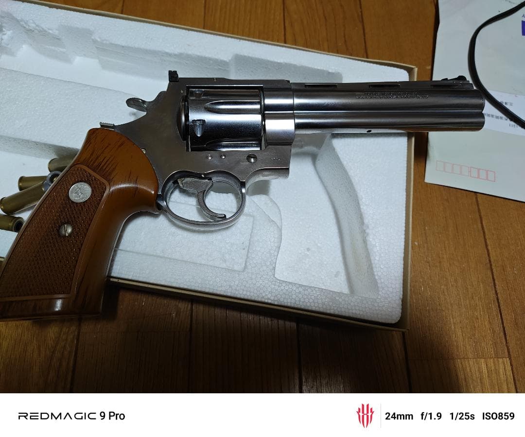 マルシン 6mm BBガスリボルバー シルバー