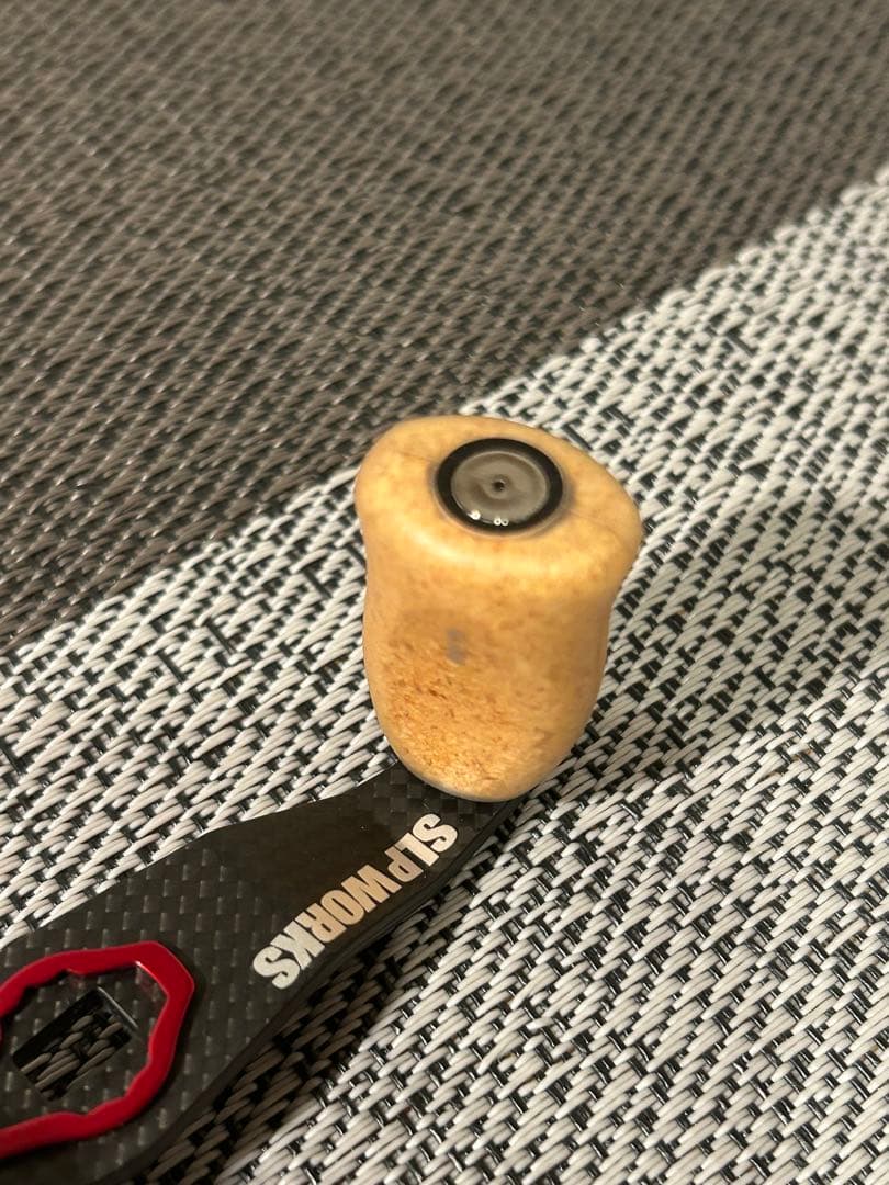 『SLP WORKS』RCSカーボンクランクハンドル 85mm&コルクノブ