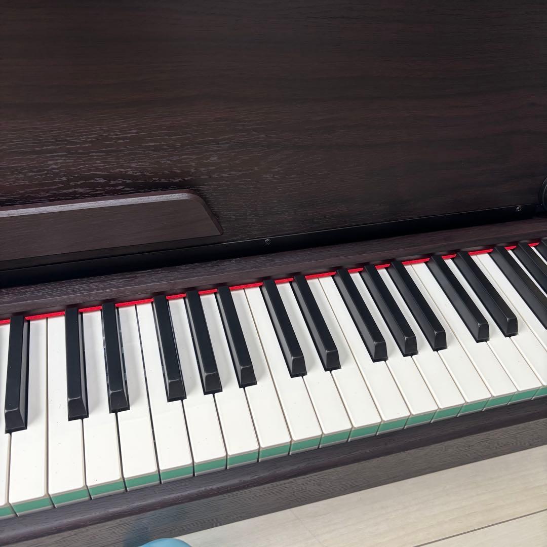 電子ピアノ 88鍵 ハンマーアクション 木製アップライト 一体型自動閉合カバー