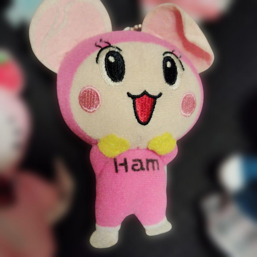 hello Kitty 50 ハローキティとハムスター ストラップセット