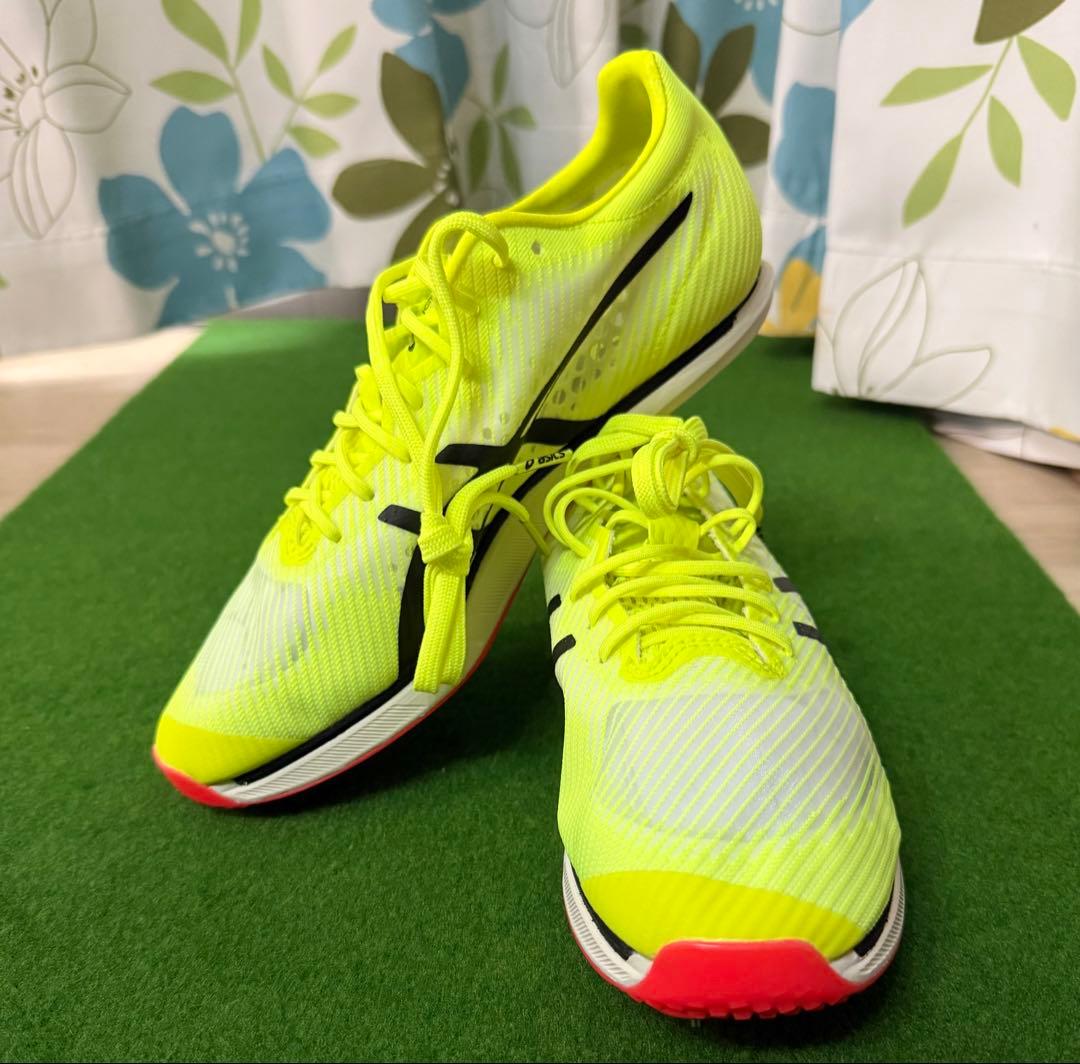 【新品未使用】アシックス ジェットスプリント3 イエロー系 25.0㎝