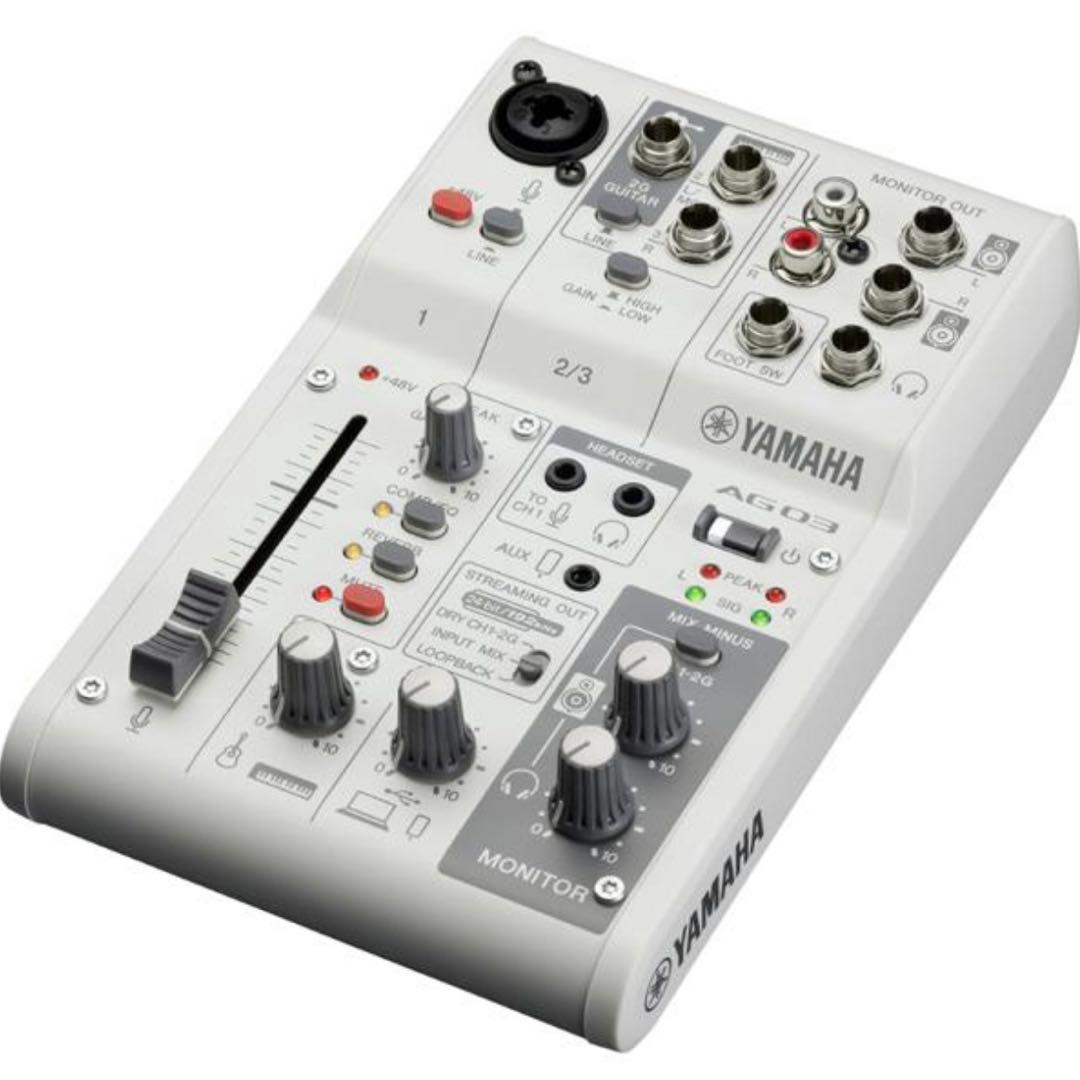 配信機材セット　AT2020 マイク　YAMAHA AG03MK2 本格的配信