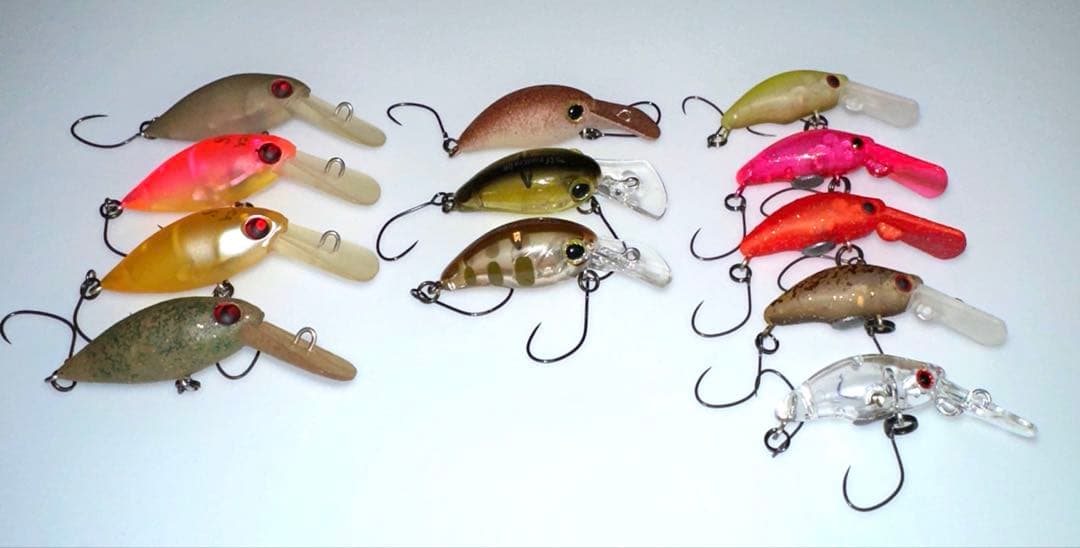 エリアトラウト向け小型クランクまとめ売り