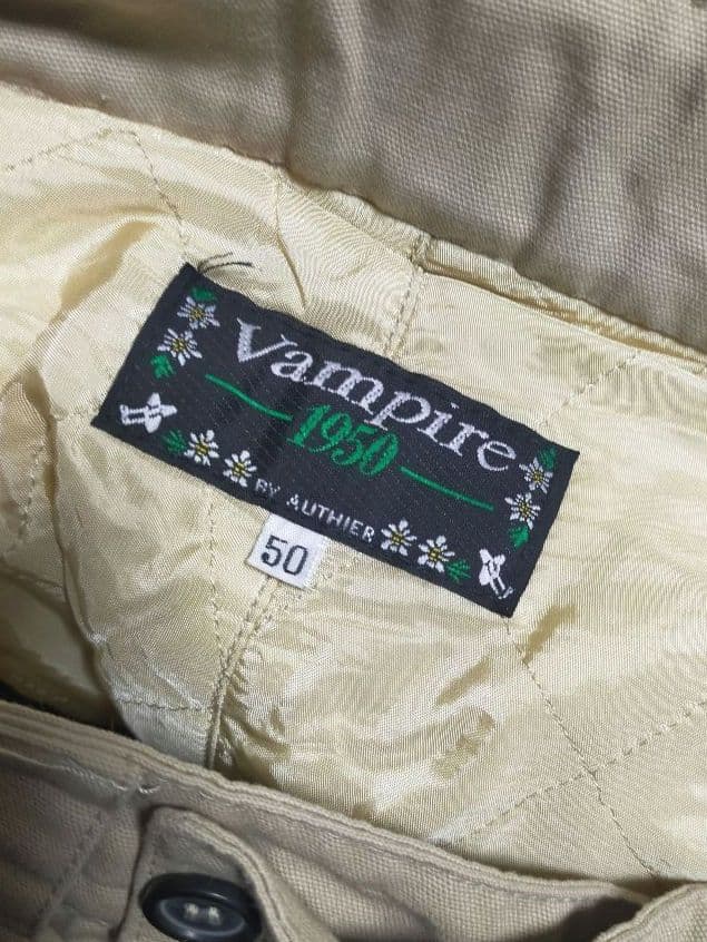 ヴィンテージ新品Vampire Authier1950 カーゴパンツ　セット