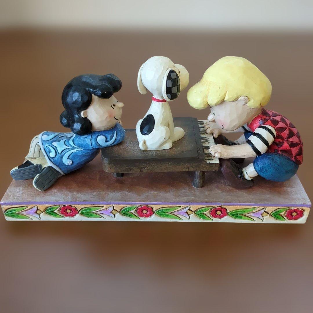 Jim Shore スヌーピー フィギュア シュローダー&ルーシー