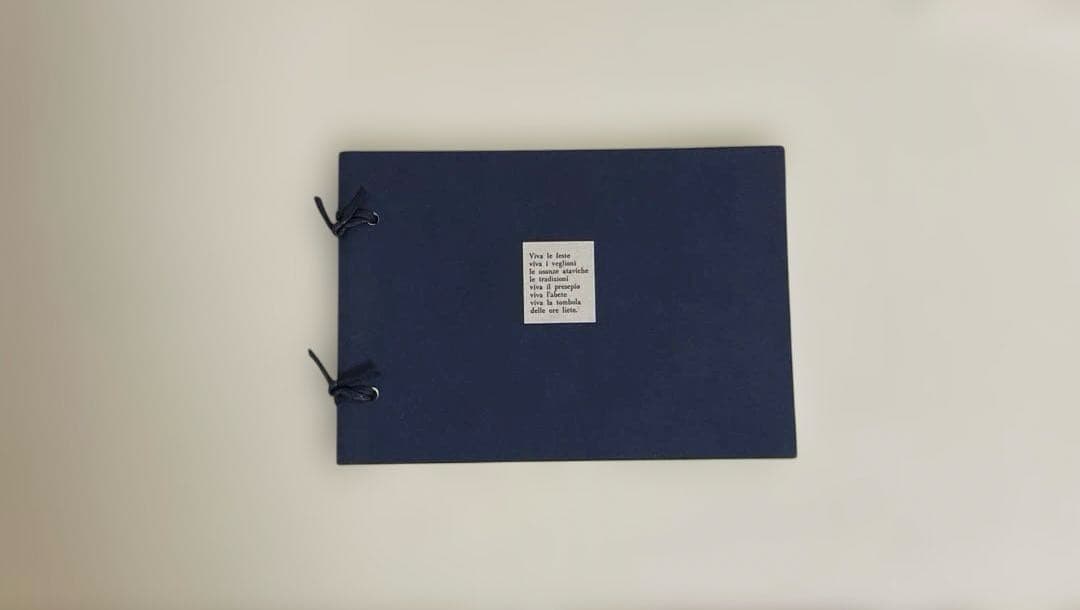 【匿名配送】未使用　ネイビー アドレス帳　文房具　年代物　レトロ