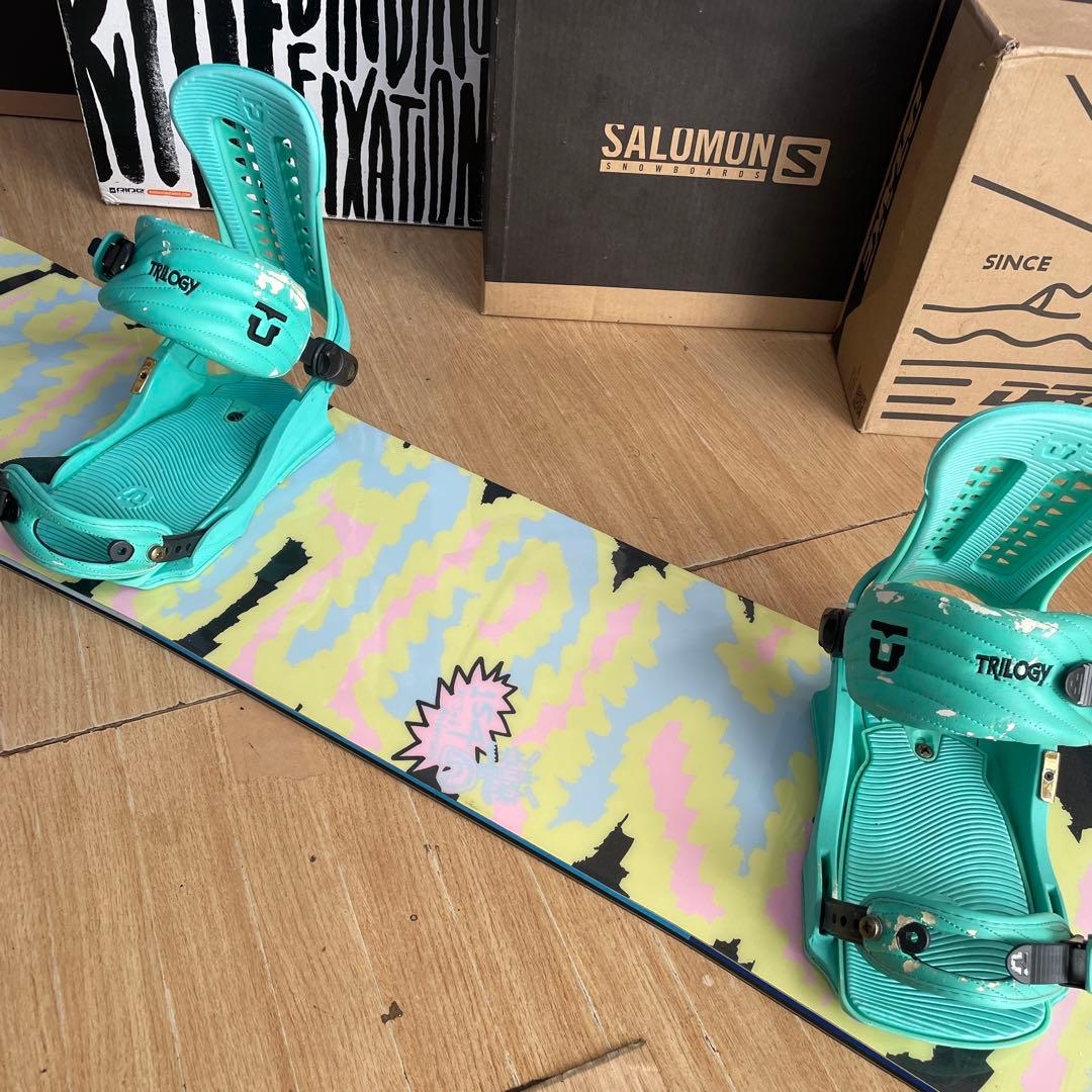 SALOMON×UNION　サロモン　スノーボードセット　バインディング付き