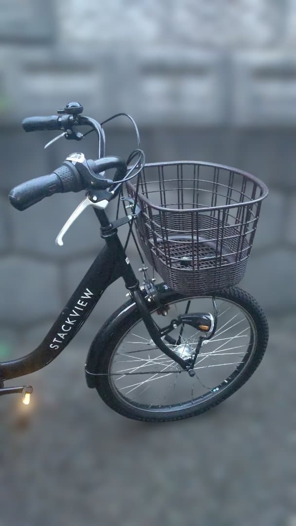 【ERU】自転車 チャイルドシート付き 2人乗り 札幌