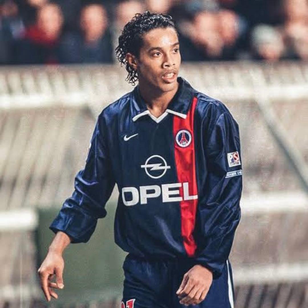 【★PSG】 古着 NIKE メンズ サッカー ユニフォーム 2XL 長袖 希少