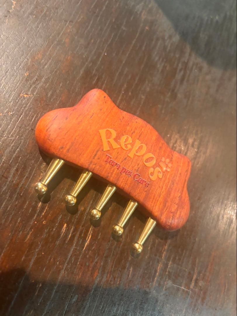 Repos pet Care テラヘルツ 深呼吸するマッサージコーム