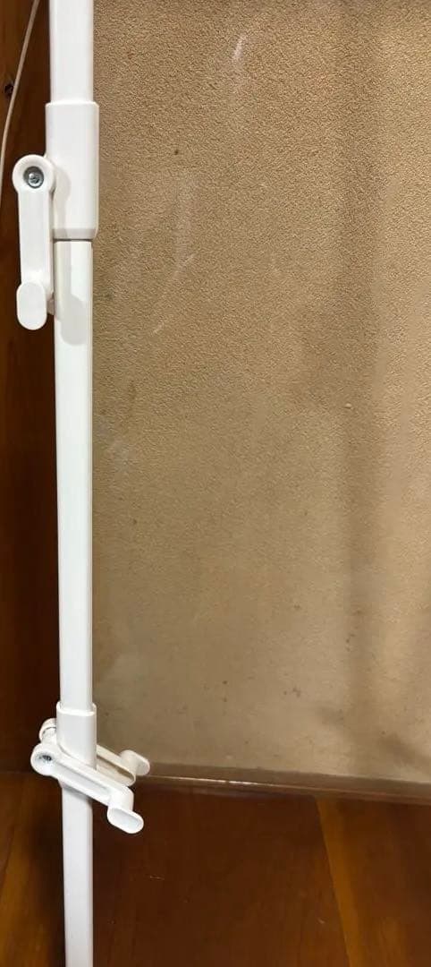 ペットゲート 猫用 アクリル版ホワイト 約200cm