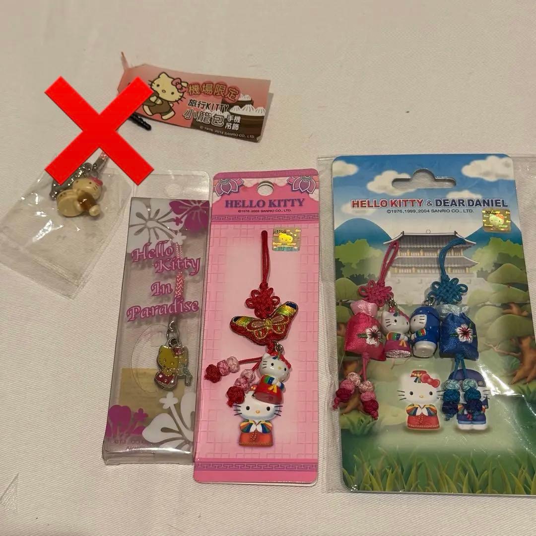 ご当地キティストラップなど100個セット