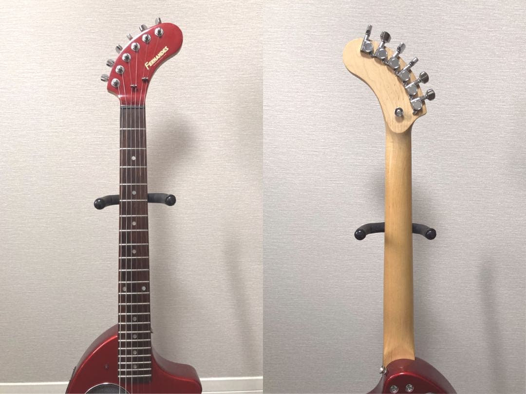 美品 FERNANDES DIGI-ZO 赤 ZO-3 電源アダプター付き