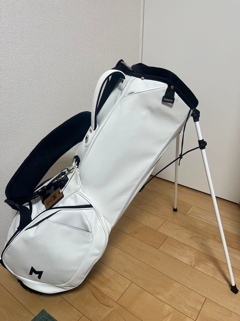 MNMLゴルフ キャディバッグ スタンドバッグ ホワイト