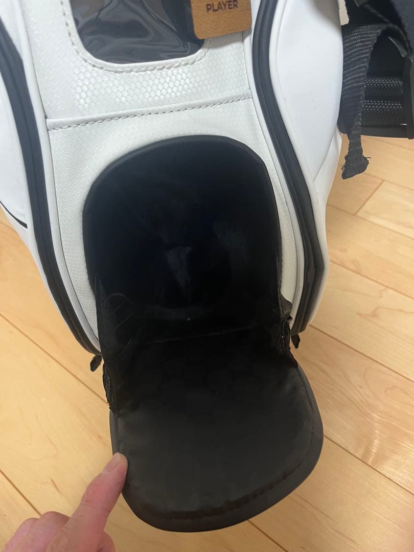 MNMLゴルフ キャディバッグ スタンドバッグ ホワイト