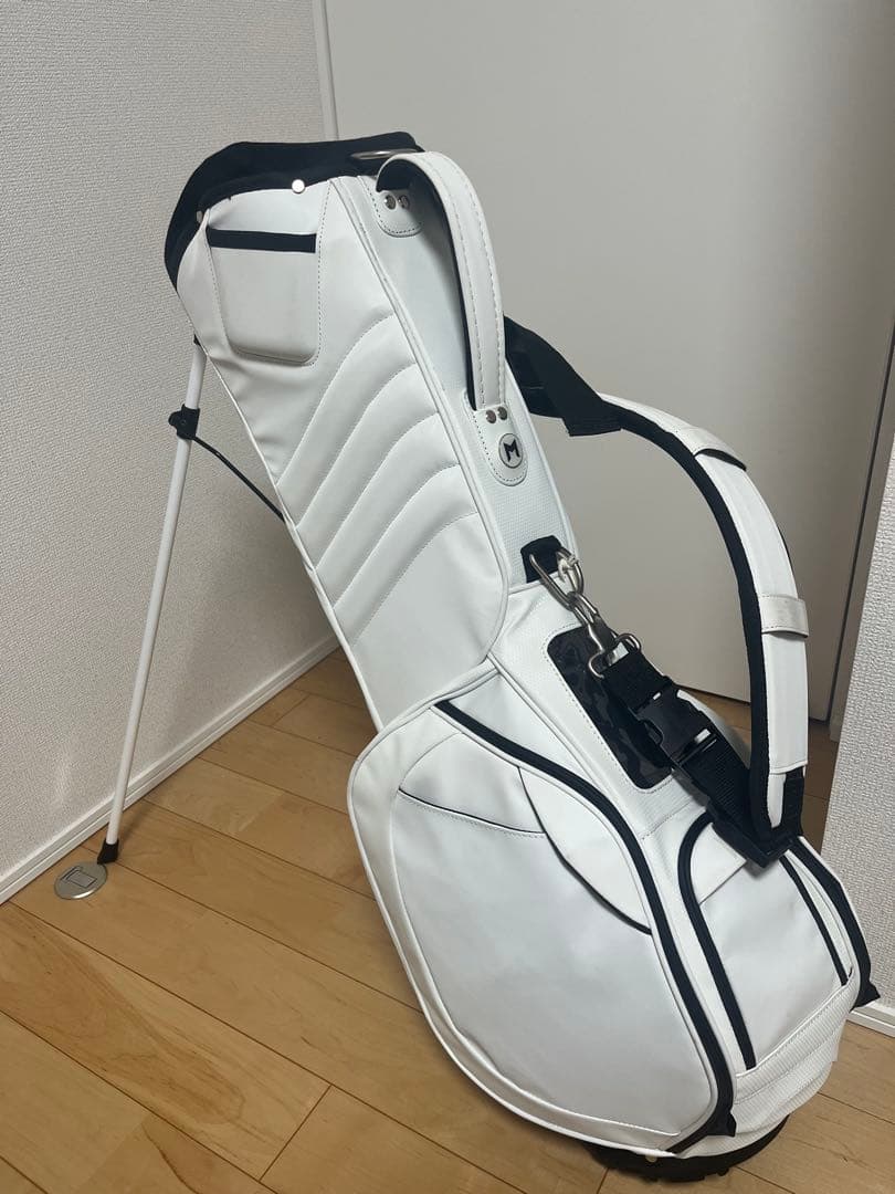 MNMLゴルフ キャディバッグ スタンドバッグ ホワイト