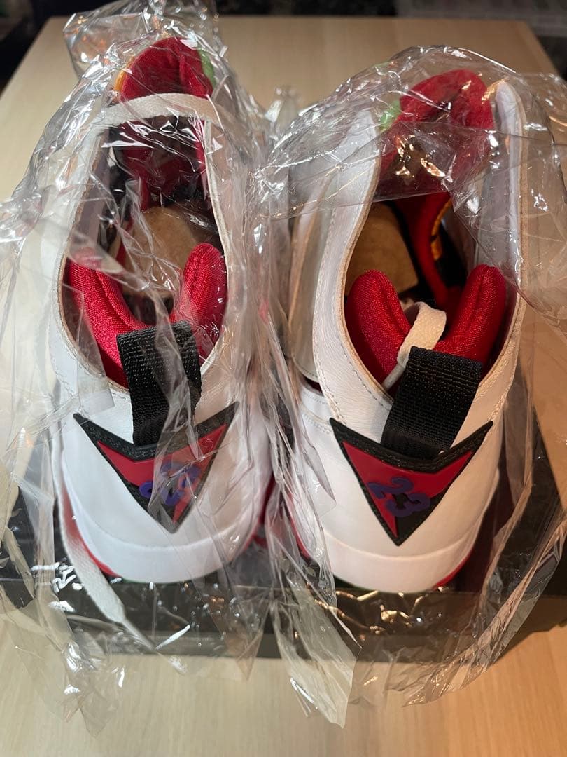 Jordan Air Jordan 7 ホワイト/レッド/グリーン　ソックス付き