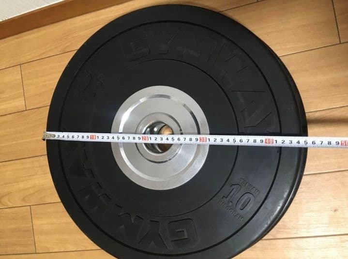 GYMWAYバンパープレート10kg x 2枚