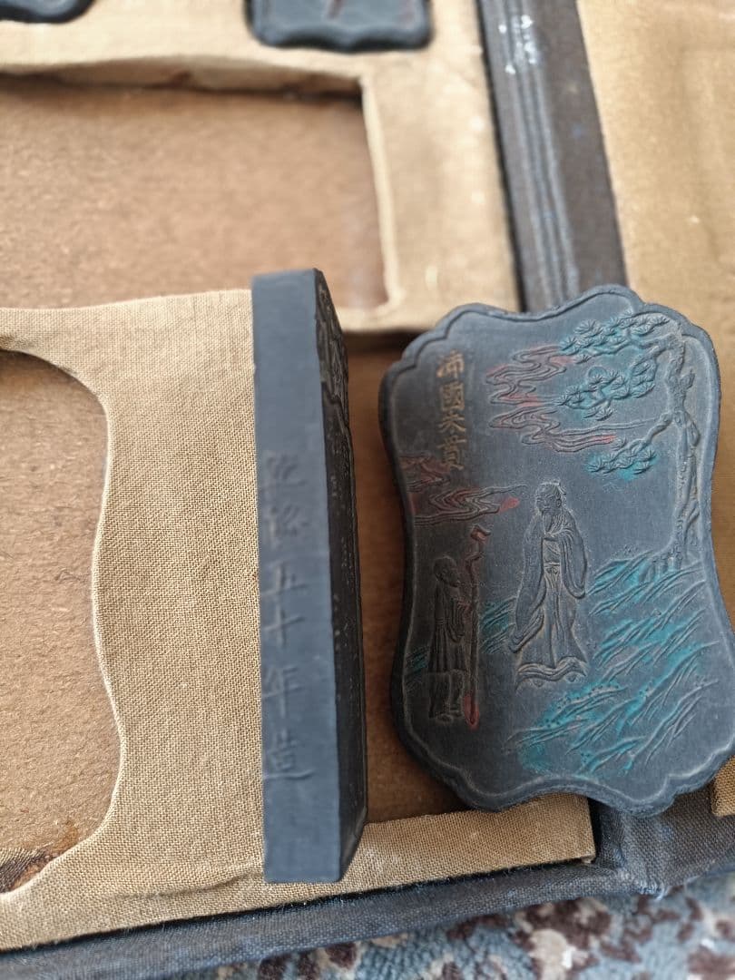 墨　古墨　中国古墨　5個セット