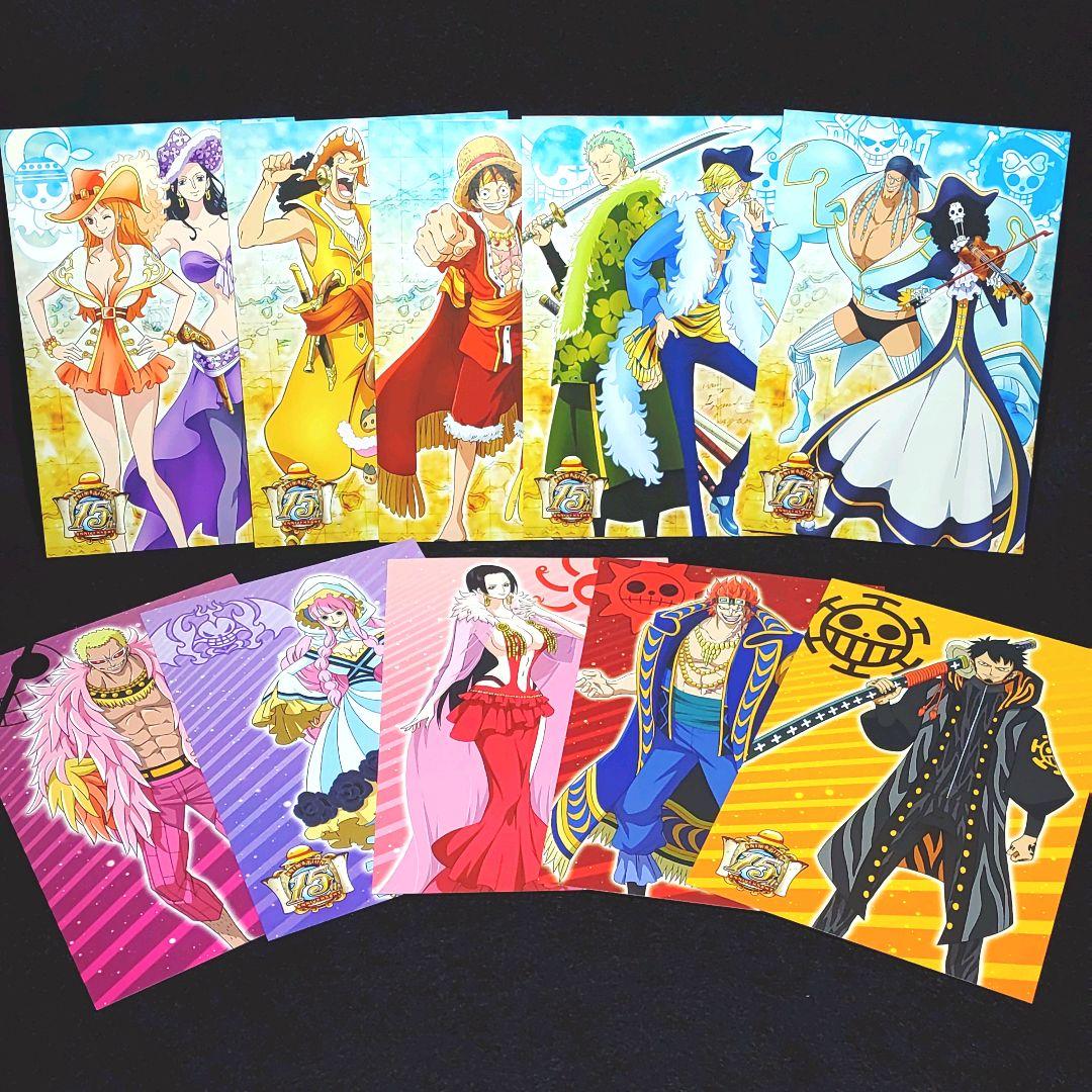 【貴重】ワンピース ONEPIECE 15周年 ポスカ 10種