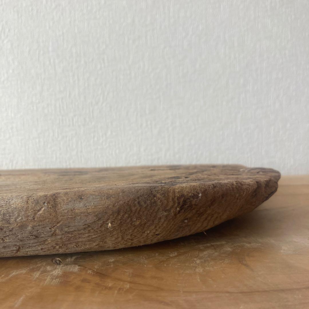 李朝　敷板　台座　ソバン　木地盆　木工品　古道具坂田　骨董　済州盆　古物