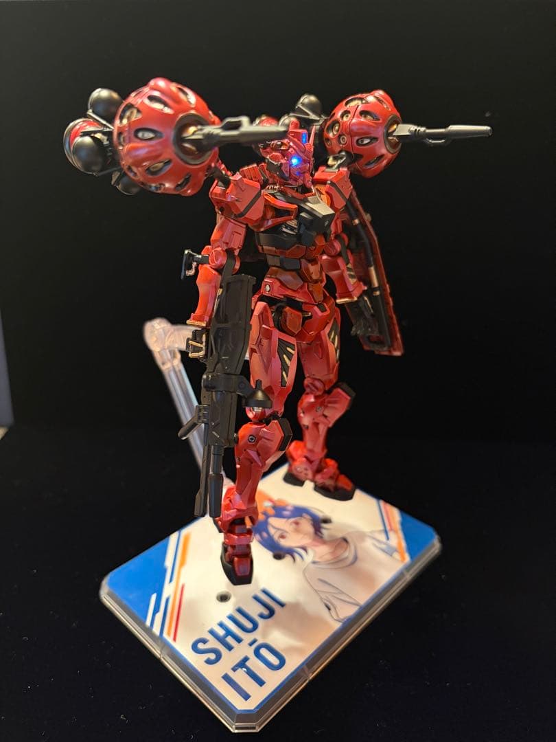 HG 1/144 赤いガンダム 全塗装+LED仕様