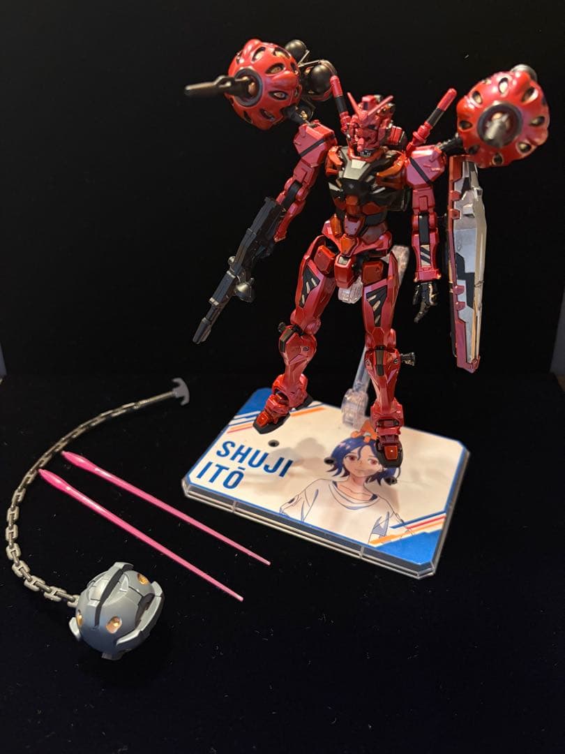 HG 1/144 赤いガンダム 全塗装+LED仕様