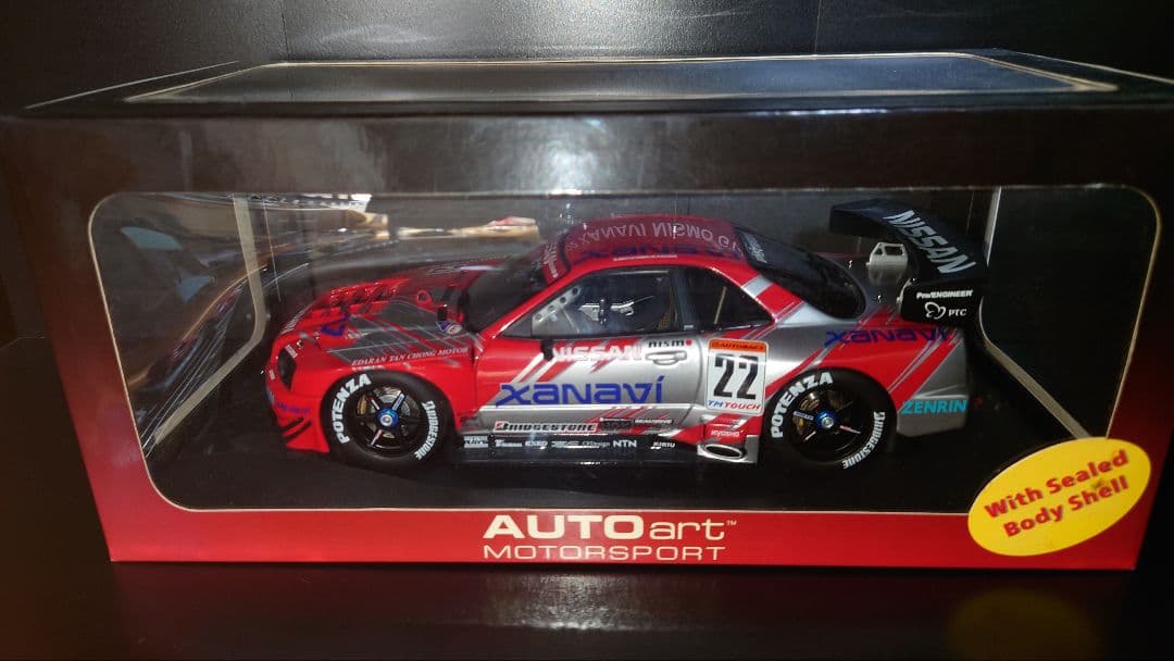 autoart 1/18 日産 GT-R r34 Xanavi 2002 #22