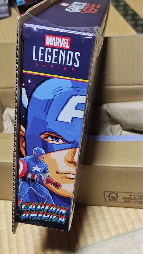 マーベルレジェンド　 ゲーマーバース　のキャプテンアメリカvsヴェノム。