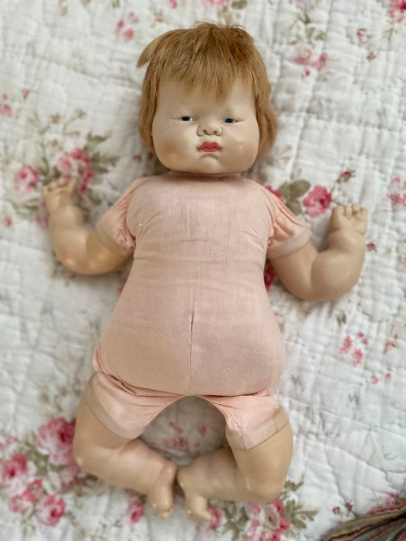 ♡1960年baby dearちゃん2人♡ お着替え付き アンティークドール