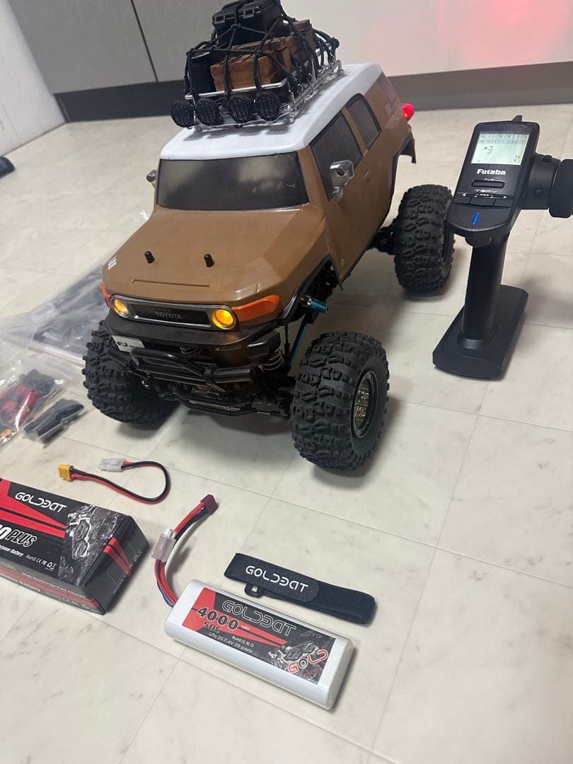 タミヤラジコン　CR-01 クローラー4WS仕様 フルセット　3PVフタバプロポ