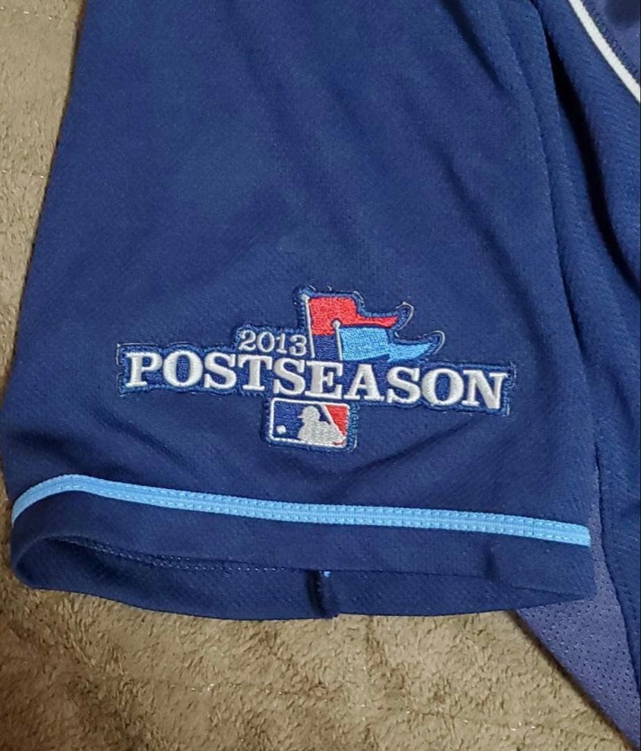 【2月SALE】MLB実使用　ウェズリー・ライト球団支給ユニホーム　レイズ