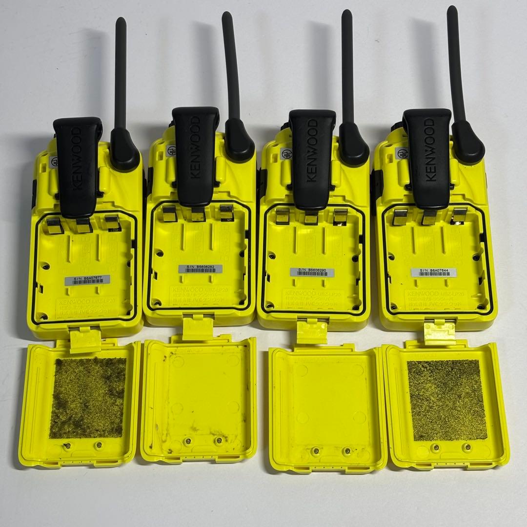 KENWOOD UBZ-LP20 トランシーバー インカム 4台セット