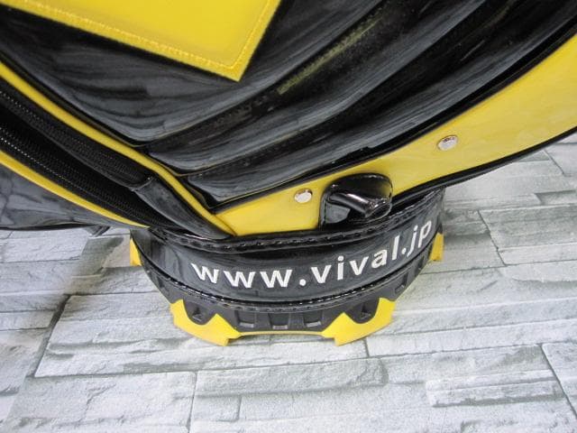 新品≪ VIVAL ≫ キャディバッグ JAPANモデル BK/YE 9,5型