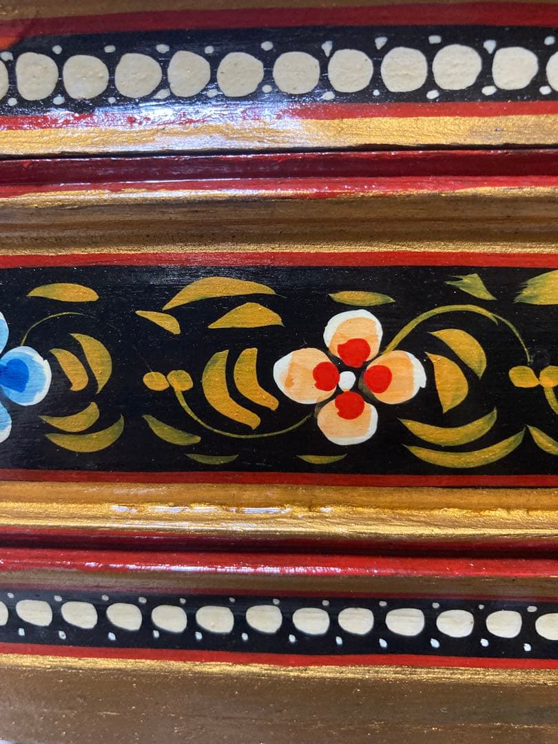 インド　ラジャスタン木箱　ヴィンテージ