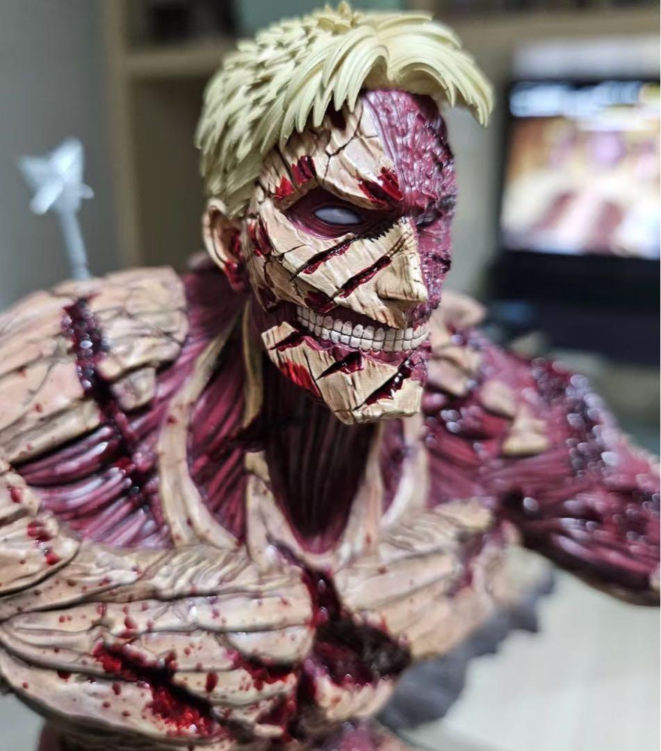 進撃の巨人 鎧の巨人 ガレージキット ガレキ スタチュー⑨