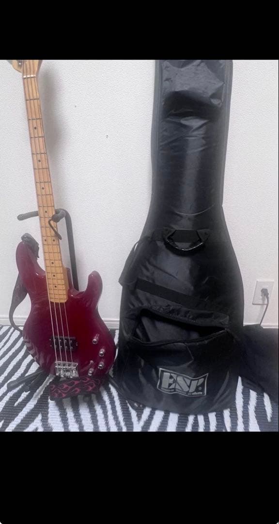 ESP ap エレキベース ワインレッド