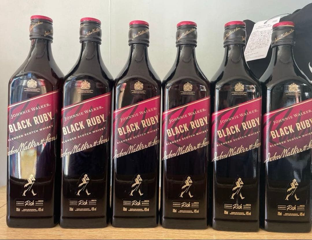 ジョニー・ウォーカー ブラックルビー 6本セット