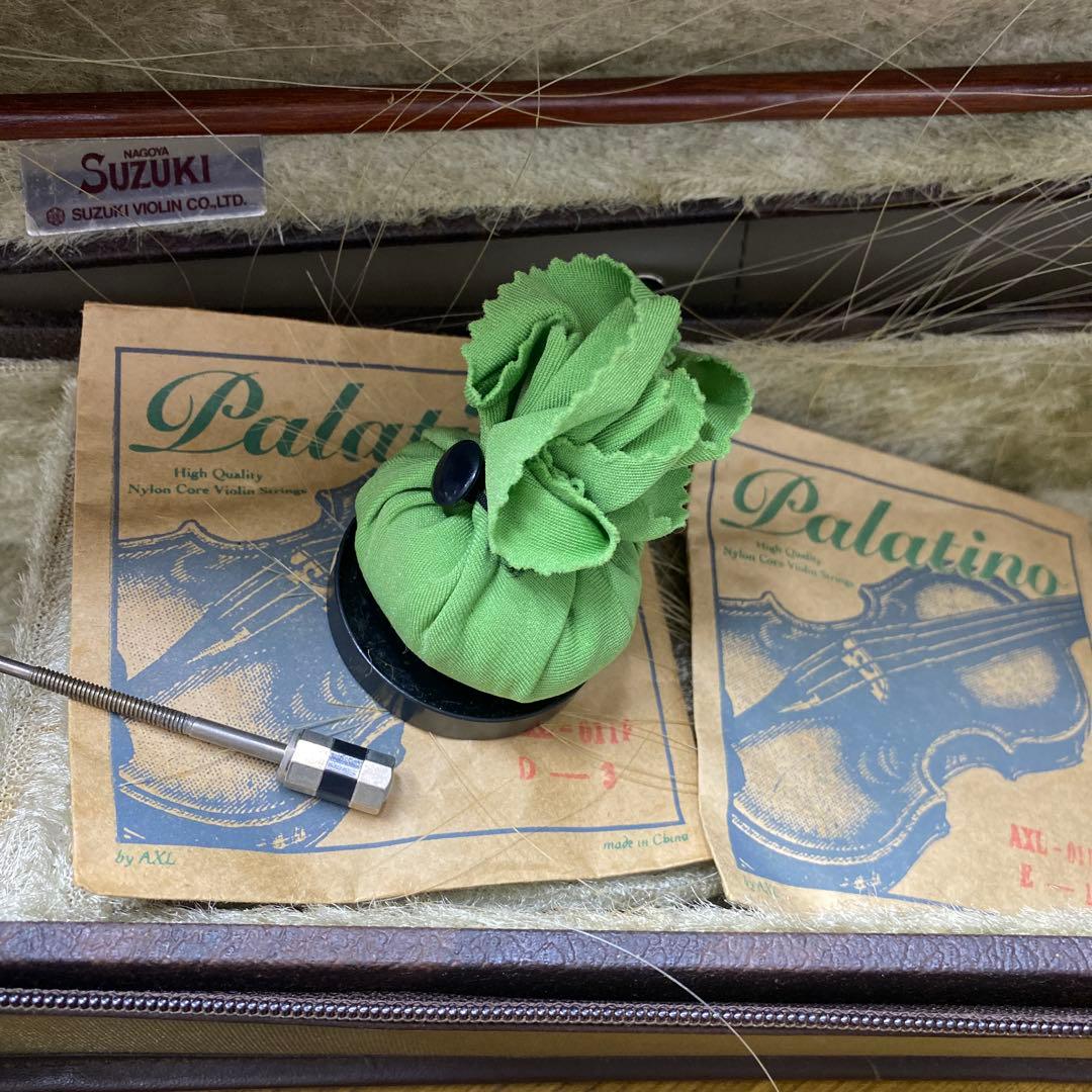 SUZUKI スズキNO.200 4/4 木製バイオリン本体 弓Kun肩当付入門