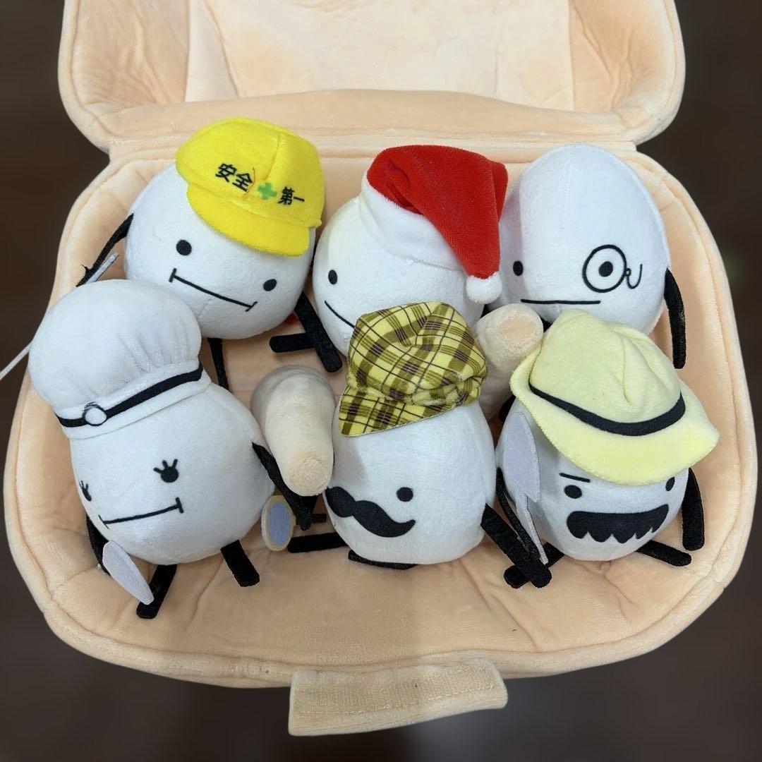 公式　新品　ひみつのおるすばん　探偵たまご他　ぬいぐるみ