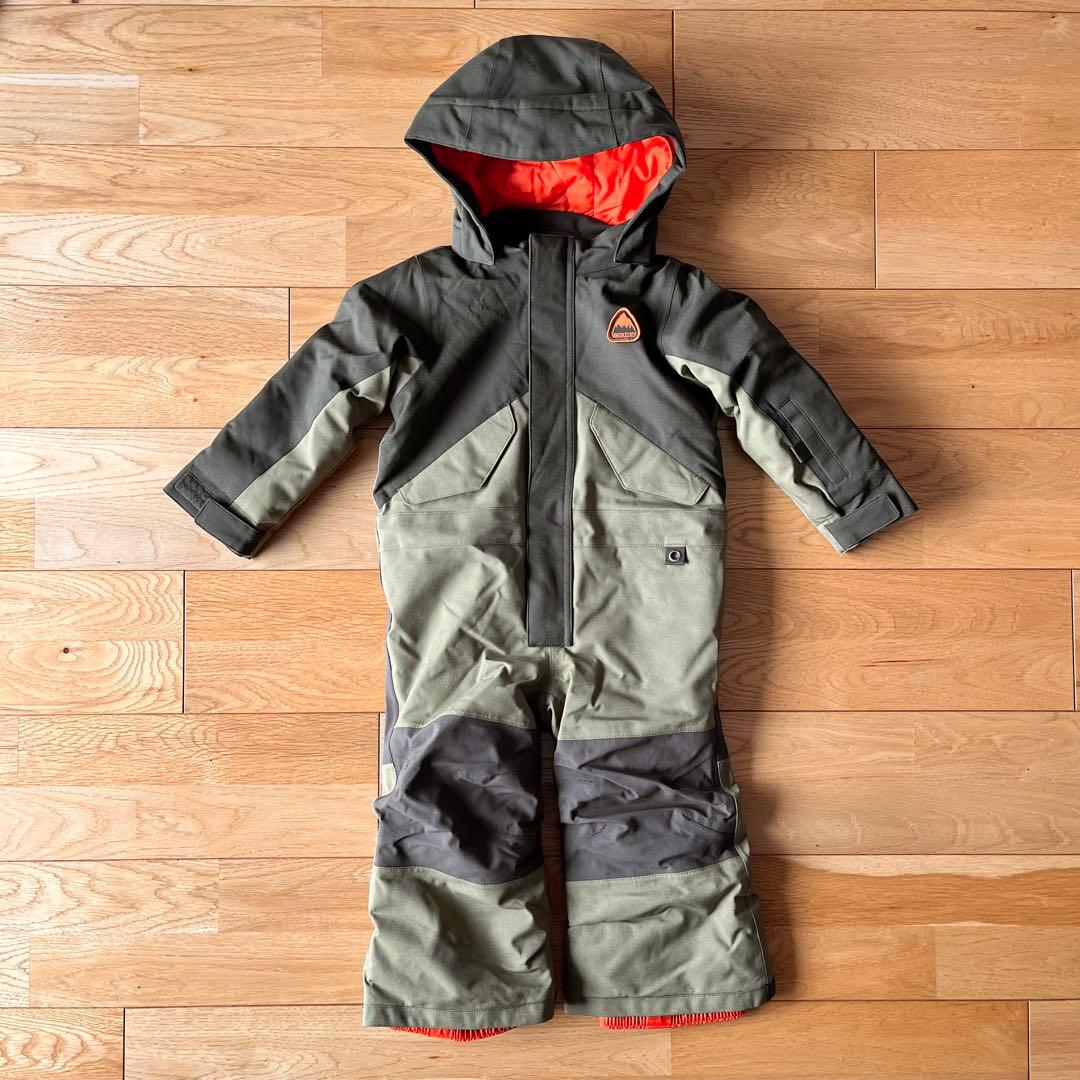 美品BURTON バートン　キッズ　スキー　スノーボードウェア ワンピース　2T