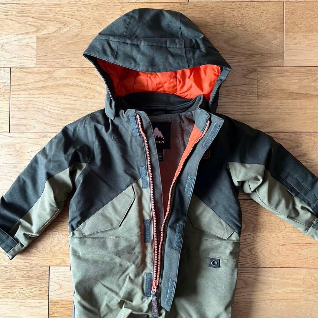 美品BURTON バートン　キッズ　スキー　スノーボードウェア ワンピース　2T
