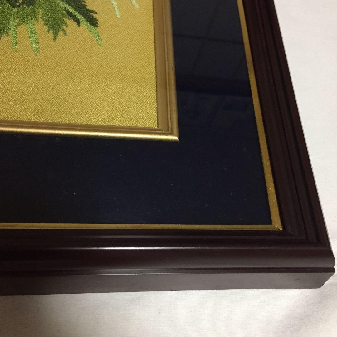 松嶋文化刺繍/刺繍インテリア/額縁入/絵画