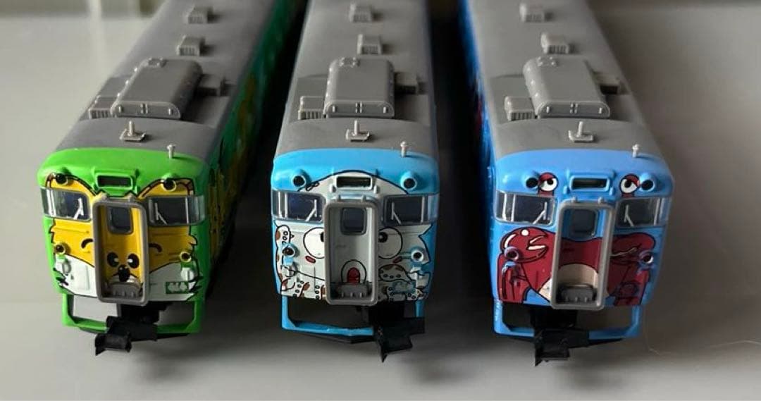 マイクロエース　キハ40ペインティングトリオ　キタキツネ・イカ・カニ塗装　3両